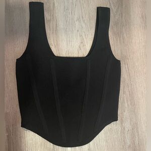 Express body contour corset tank top NWOT